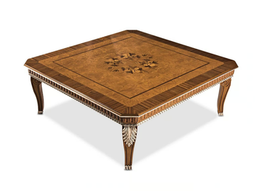 NOBLESSE - Square solid wood coffee table by Guerra Vanni - view 2